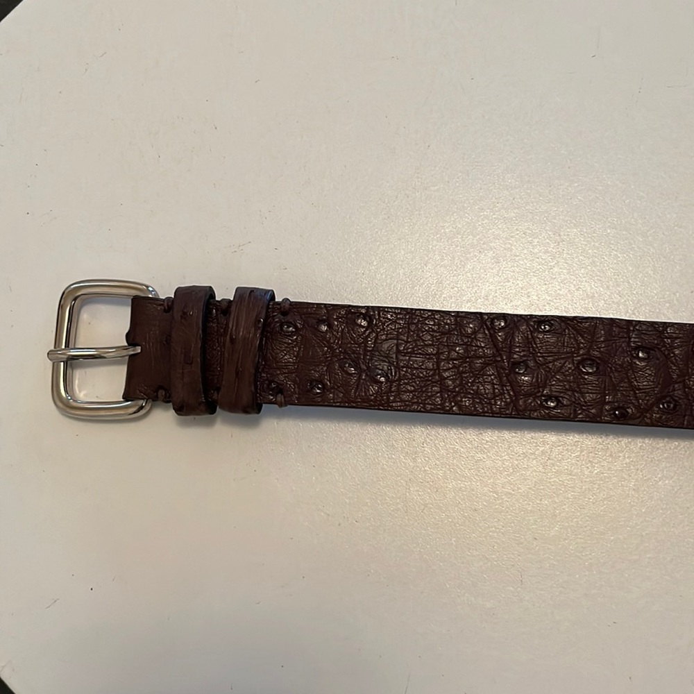 Harry's of London Ostrich belt size 34